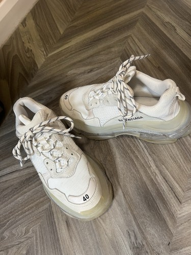 Balenciaga triple white - balenciaga,