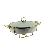 Chafing Dish Oval Medium Gold