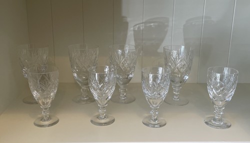 Royal doulton crystal - 8x,