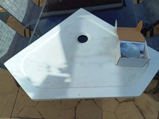 corner shower tray 800 x 800 with drain kit