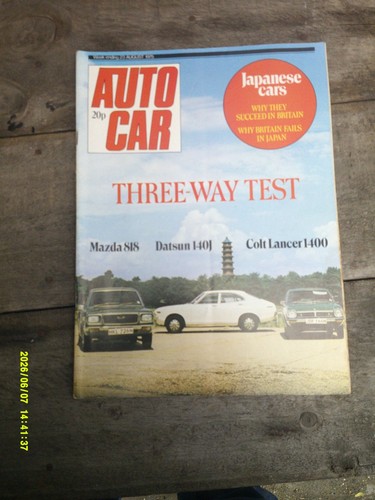 Vintage autocar magazine - vintage,