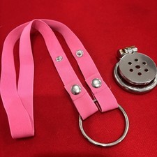 Male Metal Flat Chastity Belt