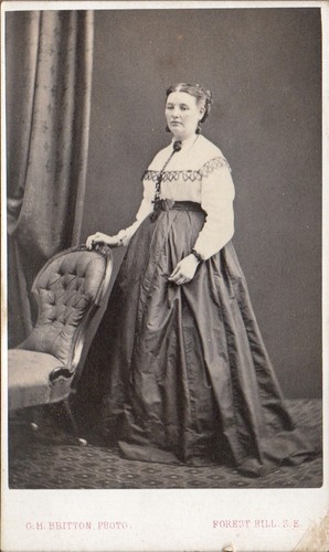 Britton london cdv lady - britton, of