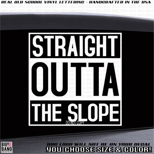 Straight outta the slope - outta, vinyl