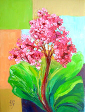 Pink flower Original Oil
