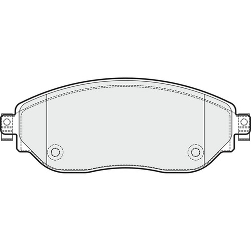 Brake pads set for - for, renault