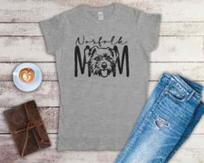 Norfolk Terrier Mum Ladies Fitted T Shirt Small-2XL