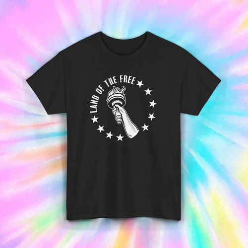 Land the free shirt usa - land, of