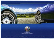 Alpina 2009 Foldout Sales Brochure In German & French B3 D3 B5 B6 D7 BMW