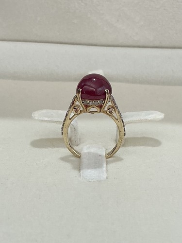 Ruby white accent - accent, ring