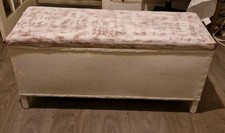 Vintage 1950’s Lloyd Loom blanket box / Ottoman