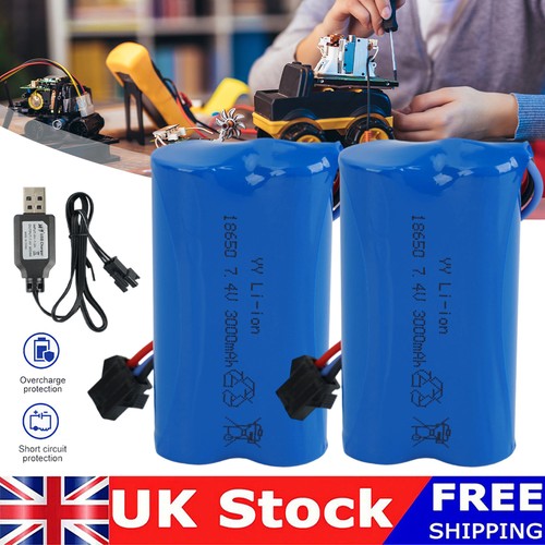 3000mah rechargeable - 7.4v,