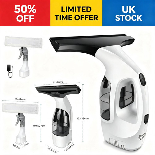 Cordless window vacuum cleaner - vacuum,