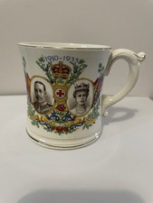 King George v and Queen Mary Silver Jubilee 1935 Bovey Pottery Mug