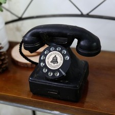 Corded Phone Antique Old Fashion Landline Telephone Model for Desk Bar Hotel