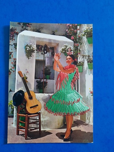 Vintage 1970s spanish postcard - vintage,