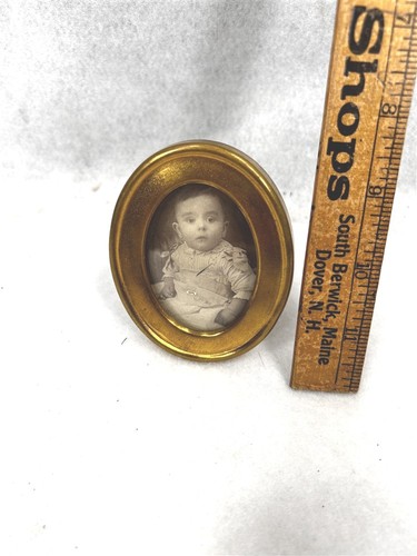 Antique picture frame brass - frame,