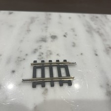 Hornby R610 OO Gauge Short Straight Nickel Silver Model Railway Track Good Used