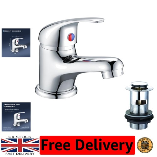 Modern chrome basin mixer - modern,