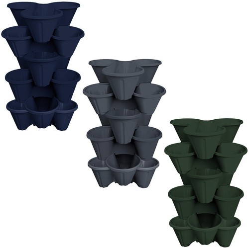 Strawberry planter trio - x,
