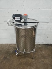 Mixing tank in Stainless Steel @ 200L - includes motor & food grade paddle