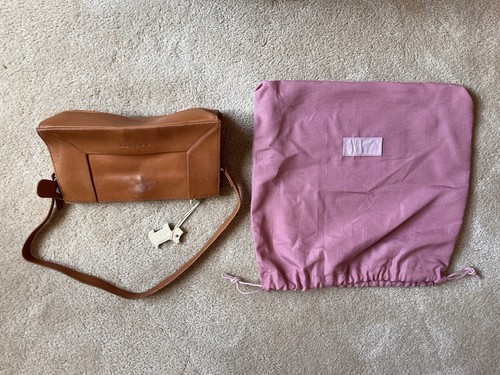 Radley tan leather shoulder - leather,