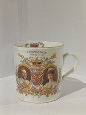 SHELLY Mug, Dated for 1911 CORONATION - GEORGE V.   Hove, Merchant Mark.