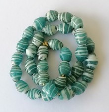 african trade beads vintage antique venetian glass necklace 1920s