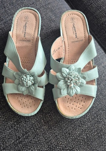 Mint green leather - lined, extra