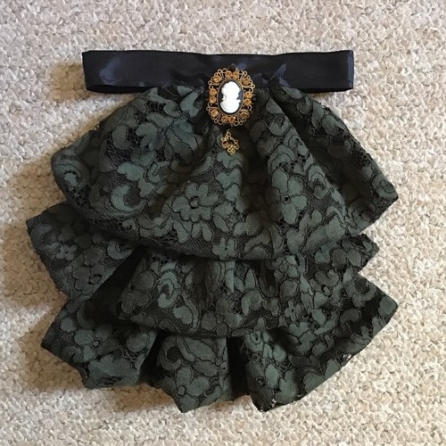 Jabot cravat dark green - dark,
