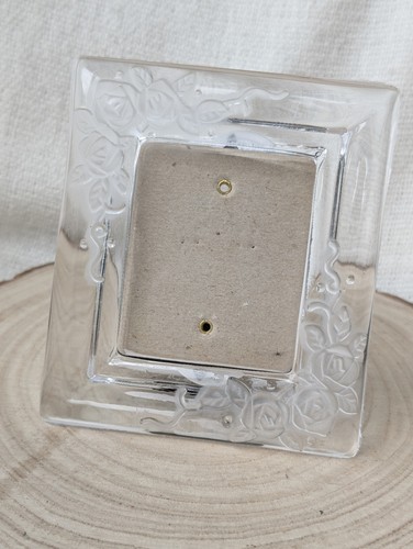Glass frosted rose edging - glass,