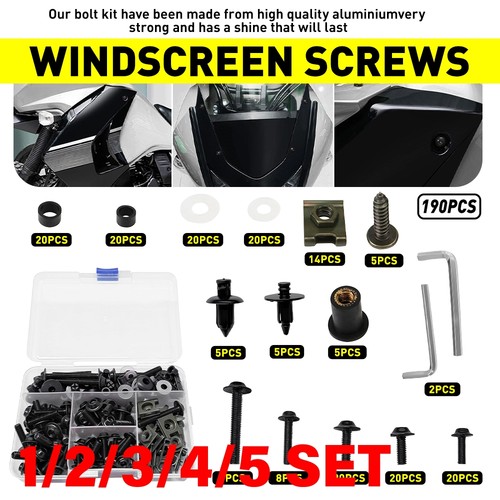 Motorcycle fairing bolt kit - motorcycle,
