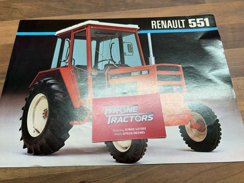 Renault 551 tractor - renault,