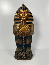 Egyptian Tutankhamun Sarcophagus CD Cabinet Storage Display