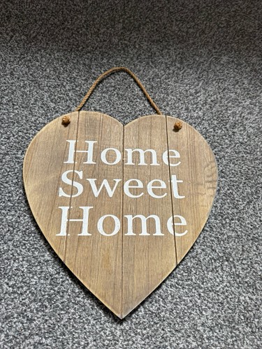Rustic wooden heart plaque - heart,