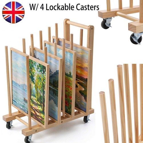 Art storage rack with - art,