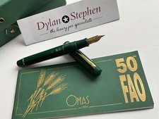 Omas FAO 50th Anniversary Limited Edition fountain pen 18K gold fine nib