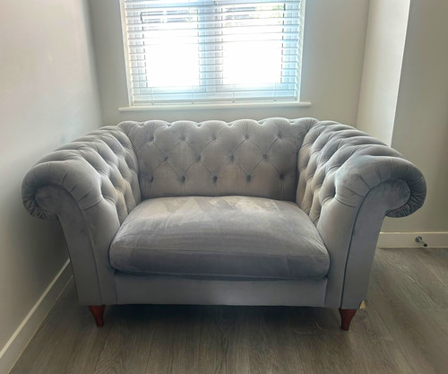 John lewis grey velvet - grey,