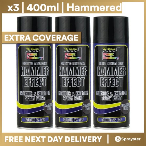 Black hammer effect spray - black,