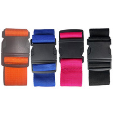 4pcs Adjustable Luggage Straps Safety Suitcase Travel Baggage Belt