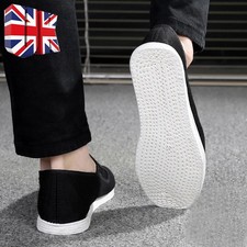 Chinese Tai Chi Kung Fu Shoes Martial Arts Karat Slippers Pumps Cotton Sole UK