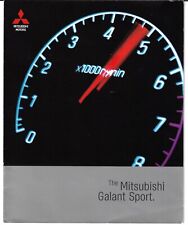 Mitsubishi Galant Sport 2.5 V6 24v 2000 UK Market Sales Brochure Saloon & Estate