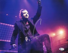COREY TAYLOR SIGNED AUTOGRAPH 'SLIPKNOT' 'STONE SOUR' 11X14 PHOTO BECKETT 114