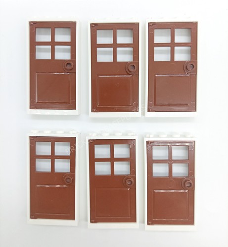 Lego white door frames and - lego, x