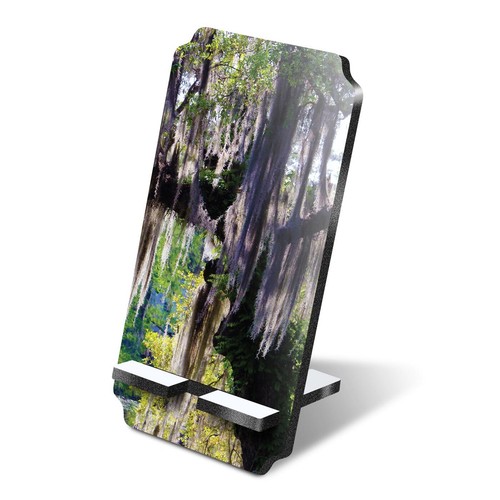5mm mdf phone - stand, mossy