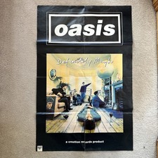 Oasis and Blur Poster 1995 Rare Vintage Original UK Magazine
