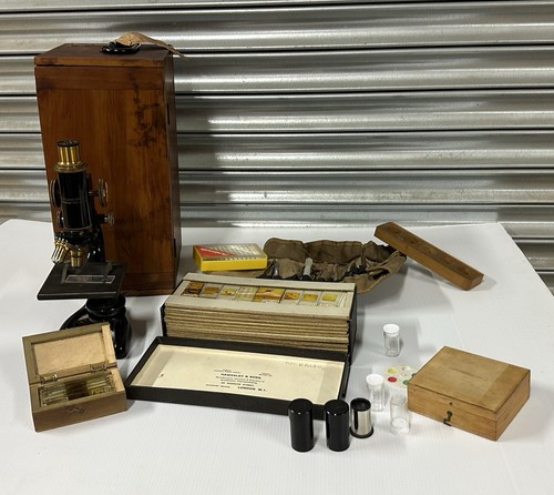 Vintage bausch lomb brass - bausch, &