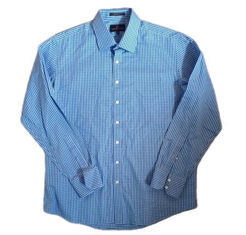 Simon carter blue check - blue, button