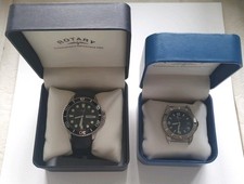 Vintage Rotary Chronospeed watch and watch face including original boxes.