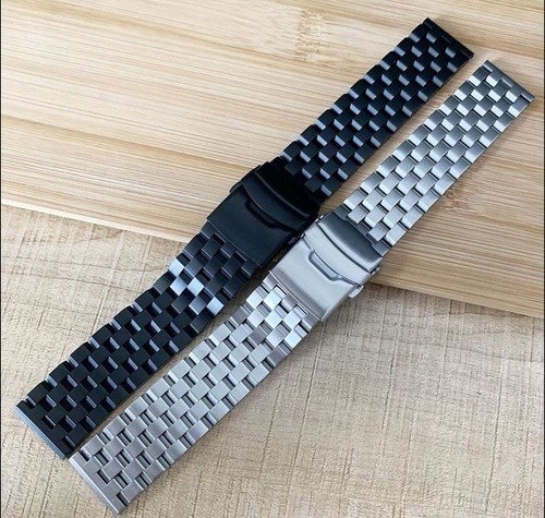 Solid stainless steel watch - steel,